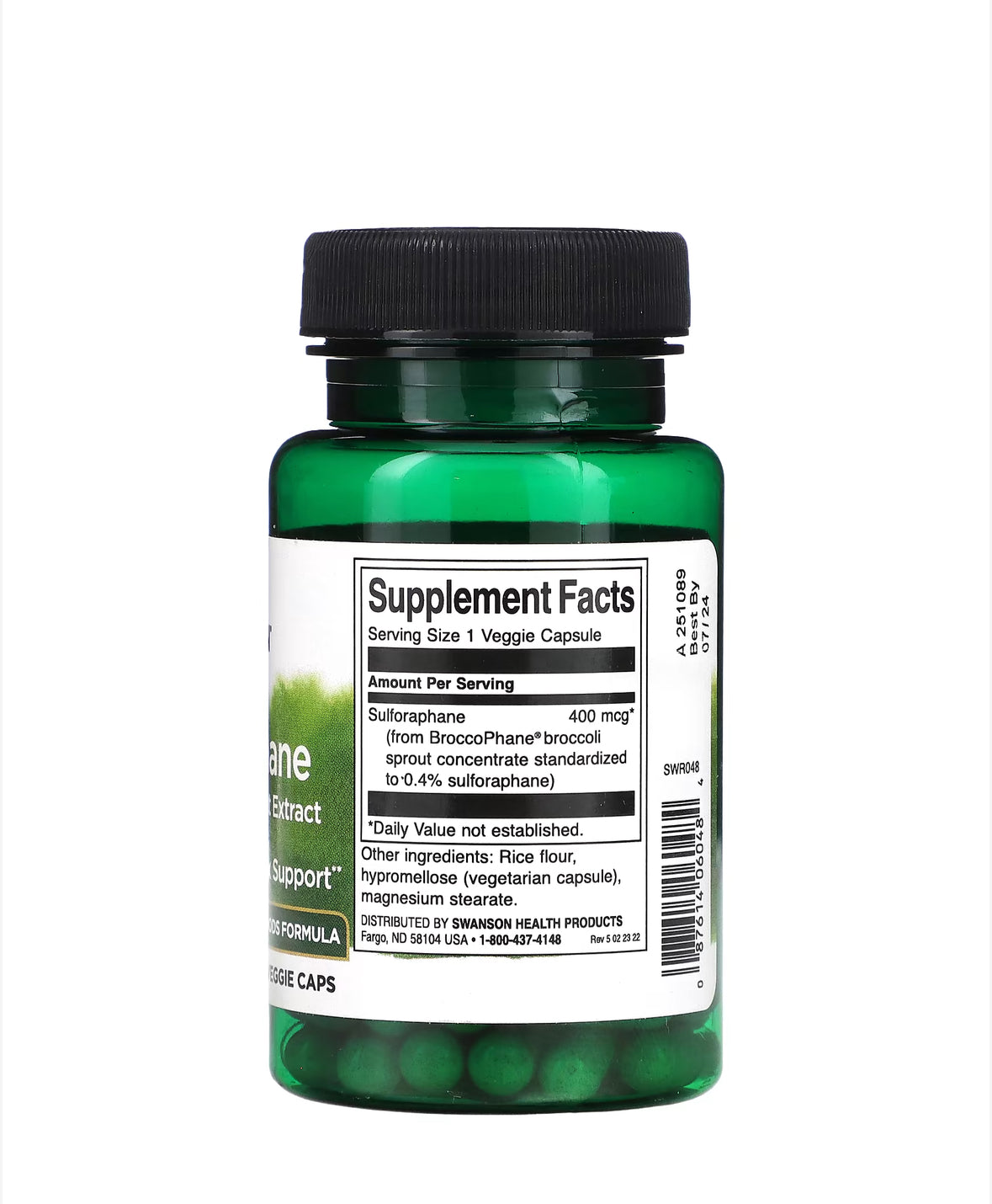 SWANSON SULFORAPHANE FROM BROCCOLI SPROUT EXTRACT