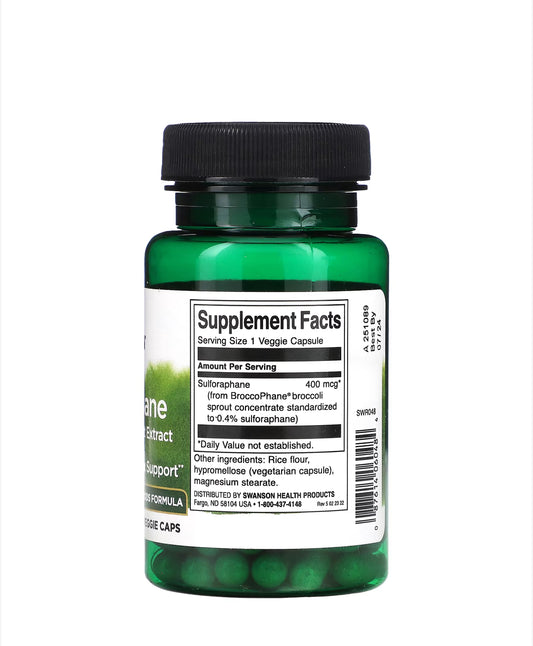 SWANSON SULFORAPHANE FROM BROCCOLI SPROUT EXTRACT