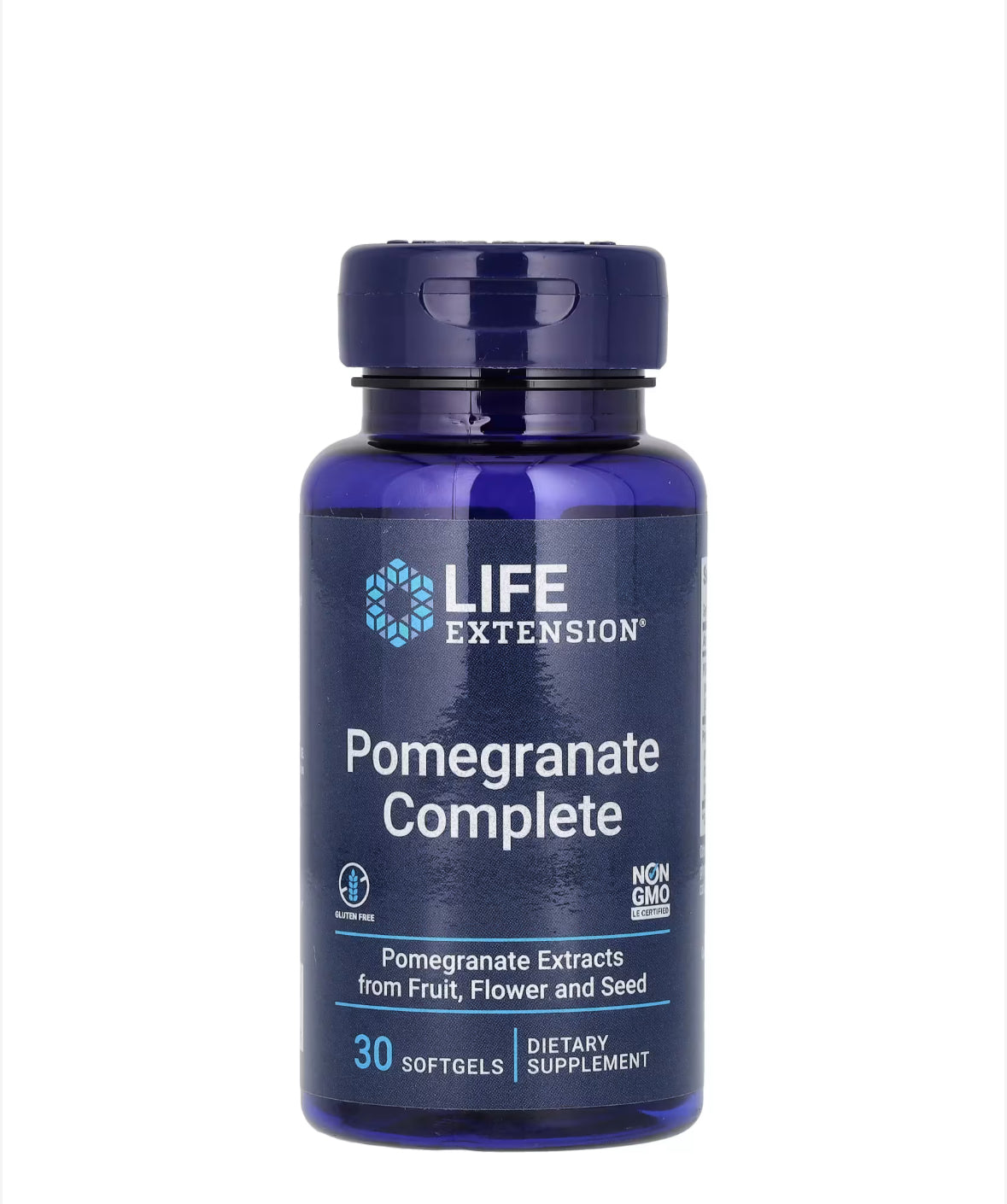 LIFE EXTENSION POMEGRANATE COMPLETE, 30 SOFTGELS