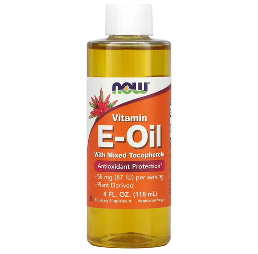 NOW VITAMIN E-OIL, 118ML