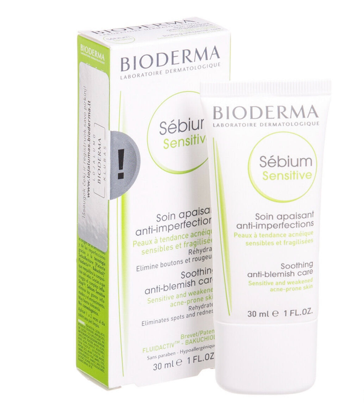 BIODERMA SÉBIUM SENSITIVE SOOTHING ANTI-BLEMISH CARE