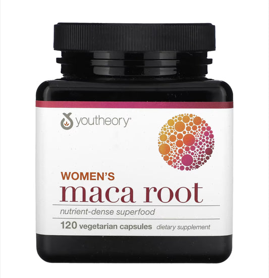 YOUTHEORY WOMEN MACA ROOT, 120 VEG. CAPSULES