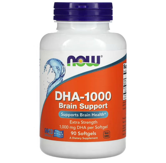 NOW DHA-1000 BRAIN SUPPORT, 90 SOFTGELS