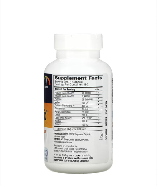 ENZYMEDICA DIGEST BASIC, 180 CAPSULES