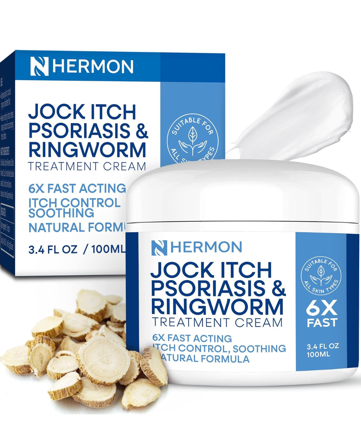 HERMON JOCK ITCH PSORIASIS & RINGWORM TREATMENT CREAM