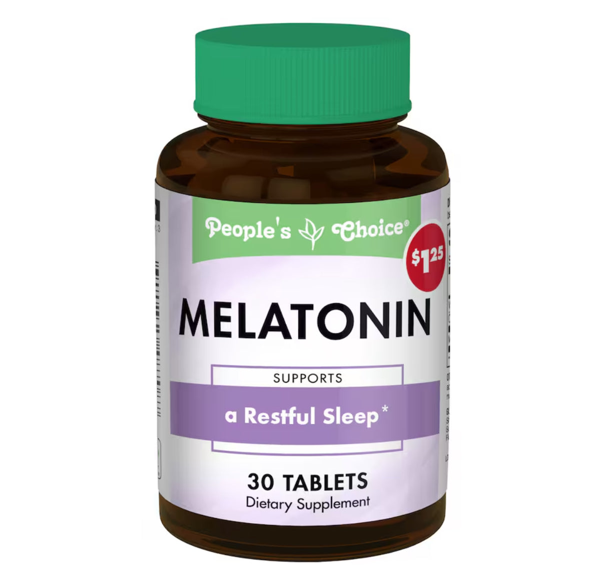 PEOPLE’S CHOICE MELATONIN, 30 TABLETS