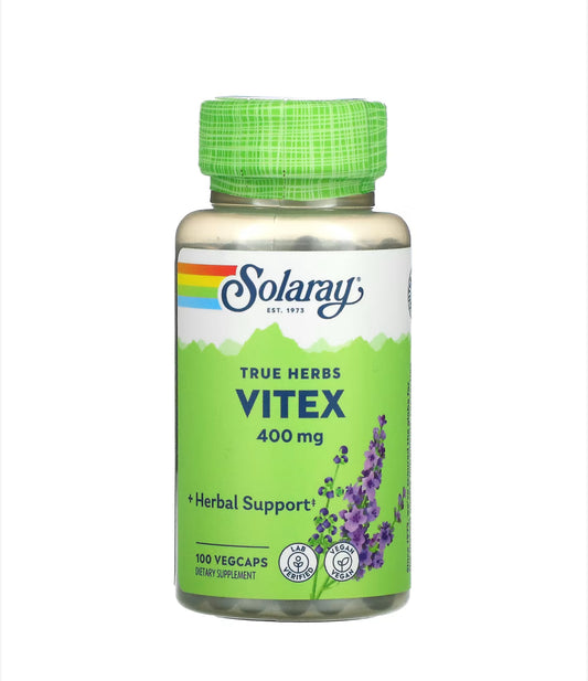 SOLARAY TRUE HERBS VITEX 400MG, 100 VEGCAPS