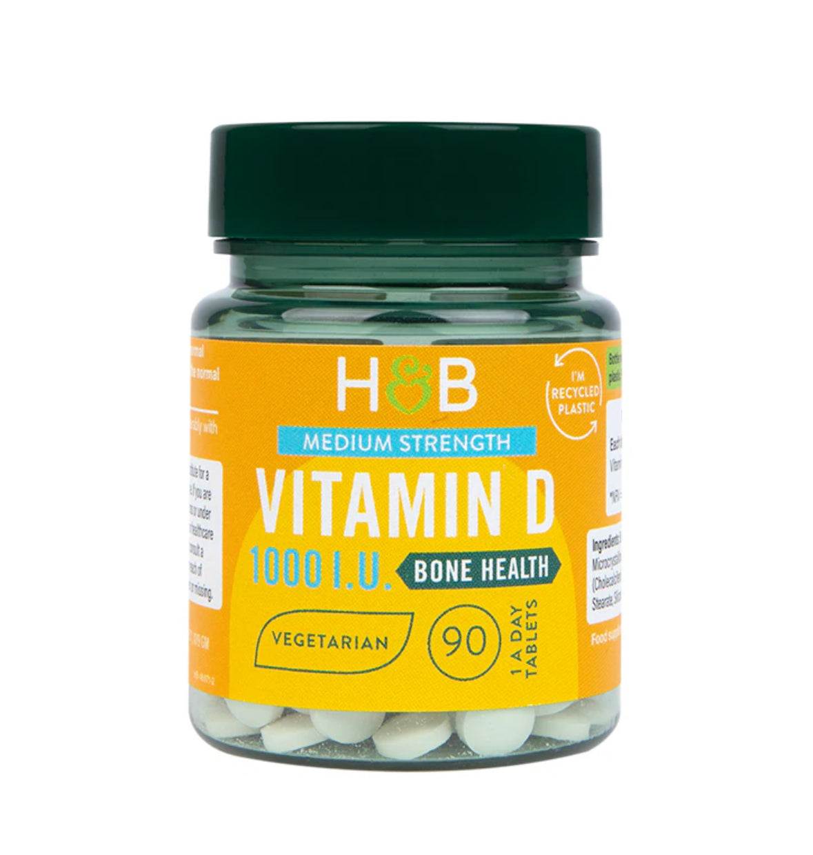 HOLLAND & BARRETT MEDIUM STRENGTH VITAMIN D 1000 I.U.