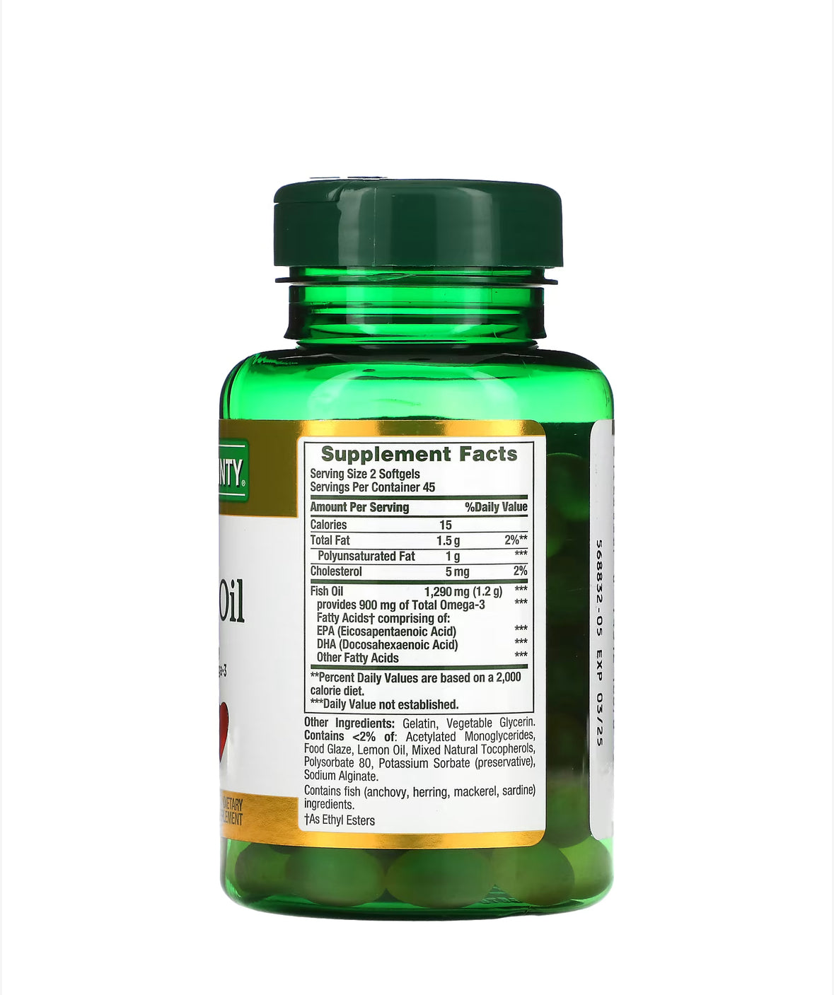 NATURE’S BOUNTY MINI FISH OIL