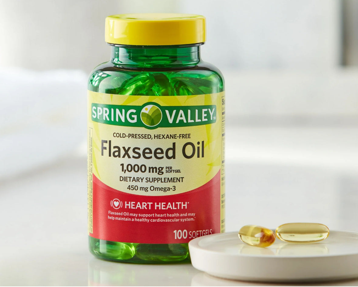 SPRING VALLEY FLAXSEED OIL 1,000MG