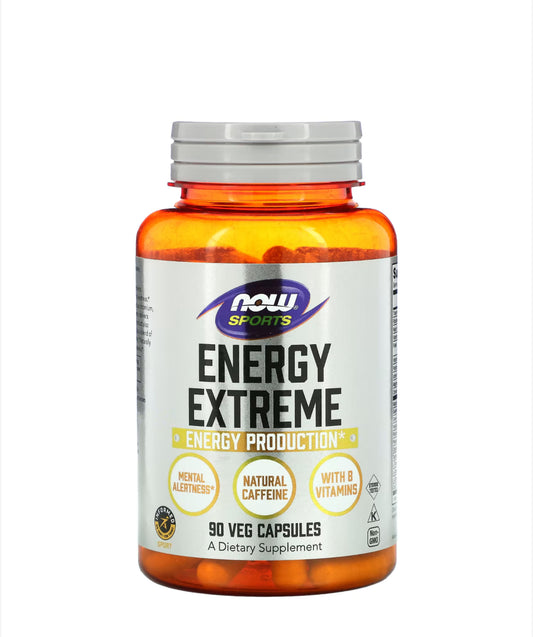 NOW SPORTS ENERGY EXTREME, 90 VEG CAPSULES