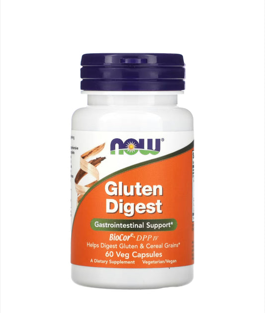 NOW GLUTEN DIGEST, 60 VEG CAPSULES