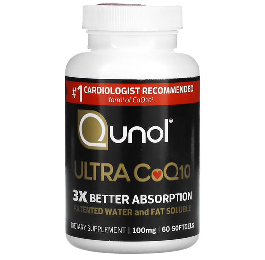 QUNOL ULTRA COQ10 100MG, 60 SOFTGELS