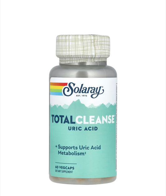 SOLARAY TOTAL CLEANSE URIC ACID, 60 VEGCAPS