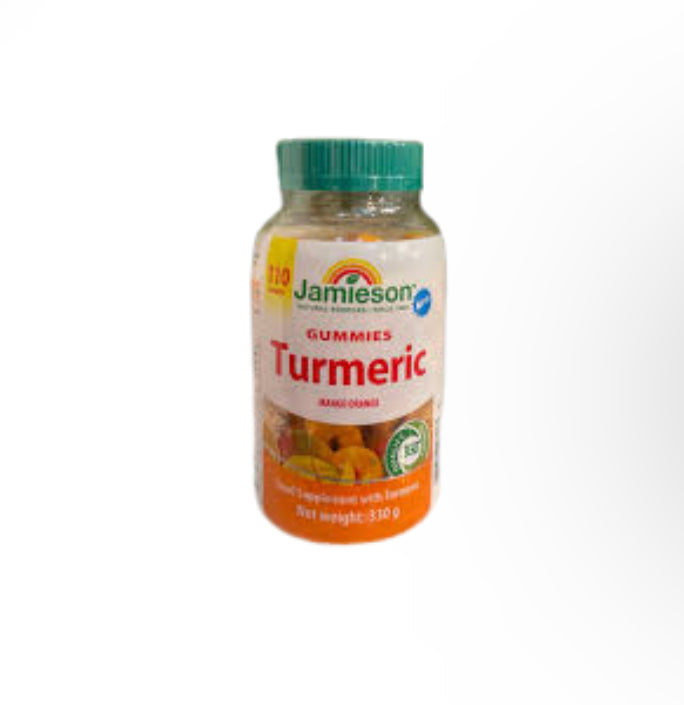 JAMIESON TURMERIC GUMMIES, MANGO ORANGE 330G