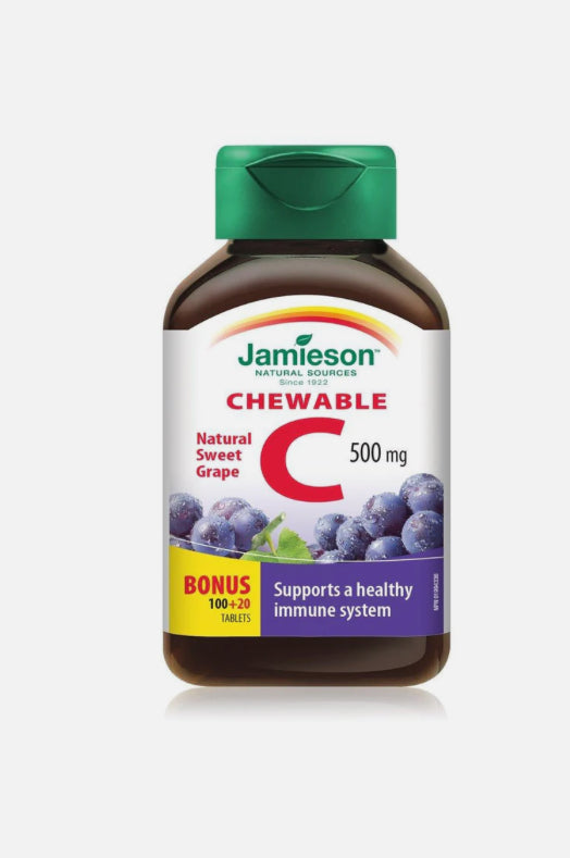 JAMIESON CHEWABLE C 500MG