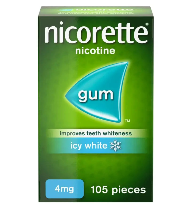 NICORETTE 4MG GUM NICOTINE, 105 PCS