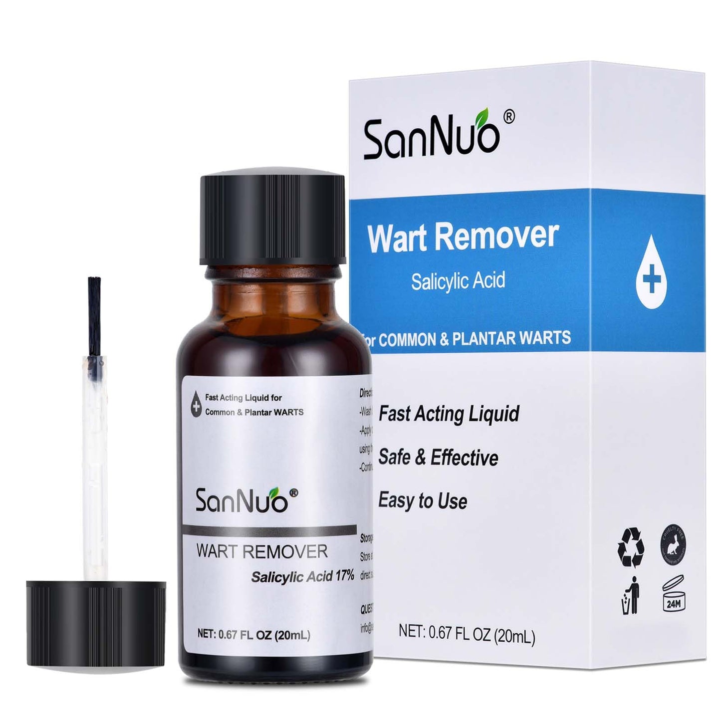 SANNUO WART REMOVAL SALICYLIC ACID