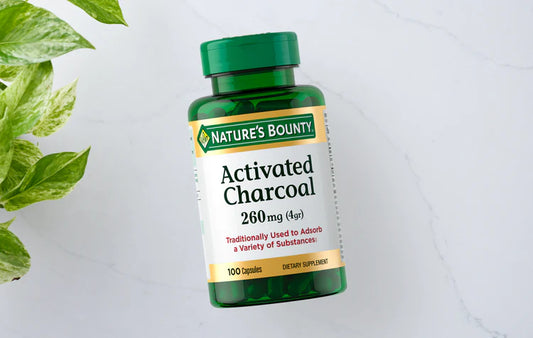 NATURE’S BOUNTY ACTIVATED CHARCOAL 260MG, 100 CAPSULES