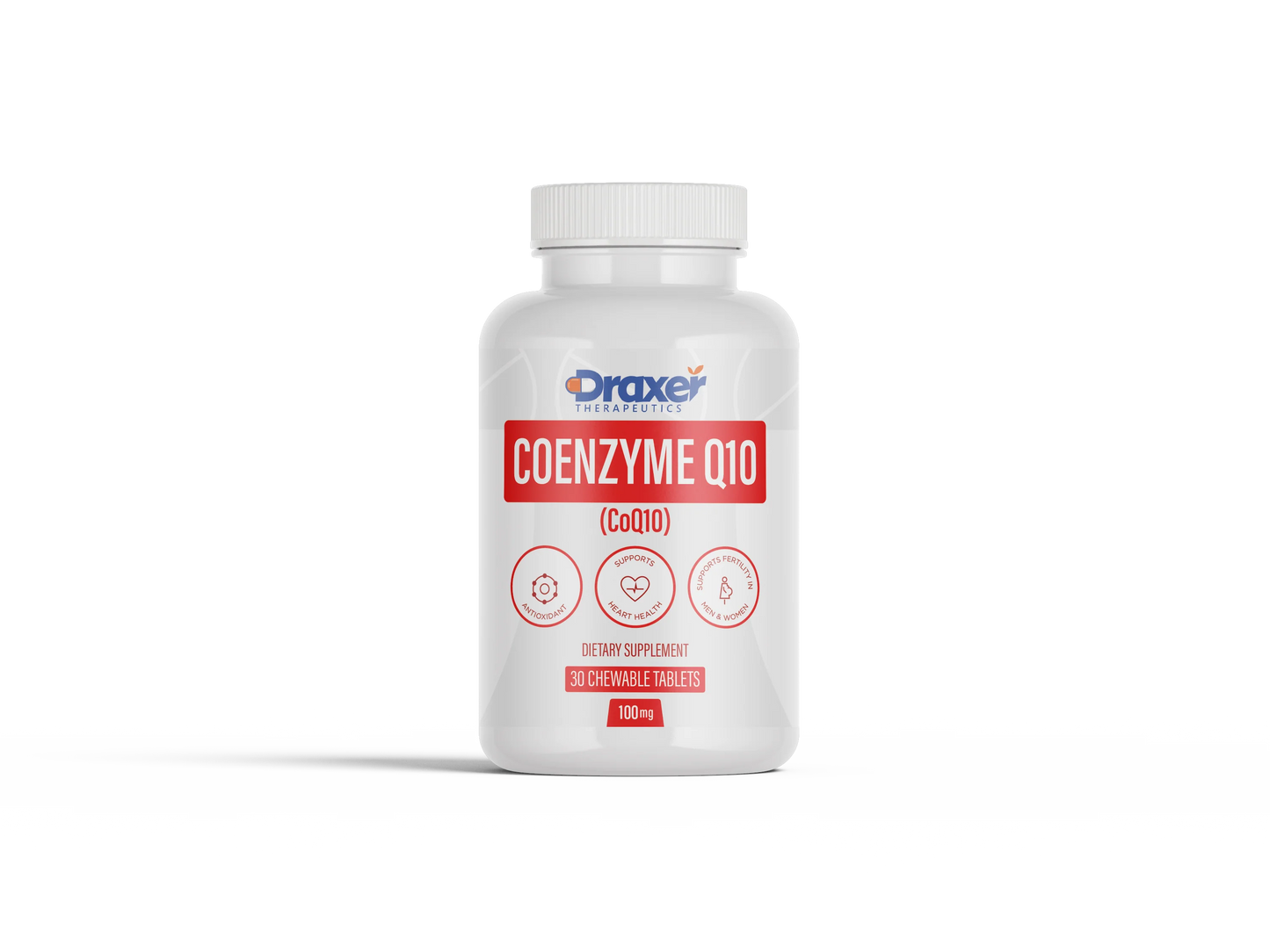 DRAXER COENZYME Q10, 30 CHEWABLE TABLETS