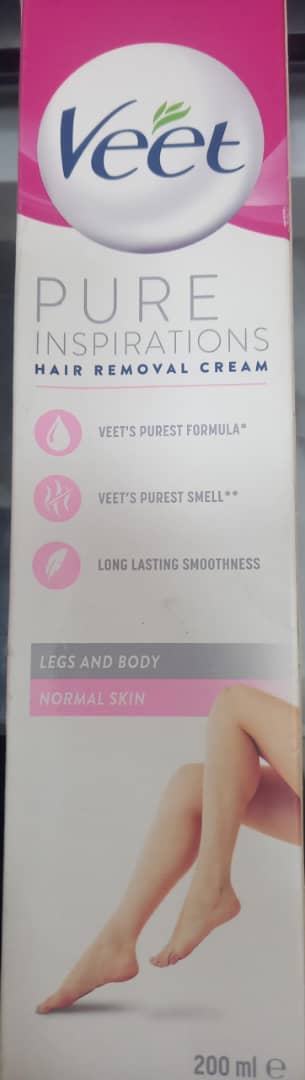 VEET PURE INSPIRATIONS HAIR REMOVAL CREAM NORMAL SKIN