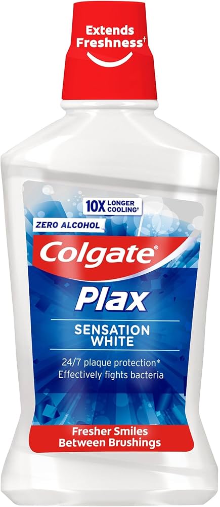 COLGATE PLAX SENSATION WHITE MOUTHWASH