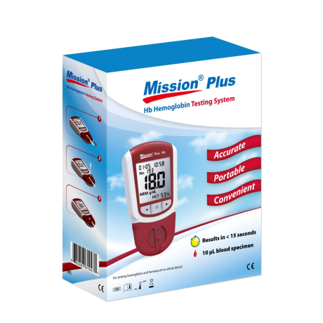 MISSION PLUS HB HEMOGLOBIN TESTING SYSTEM