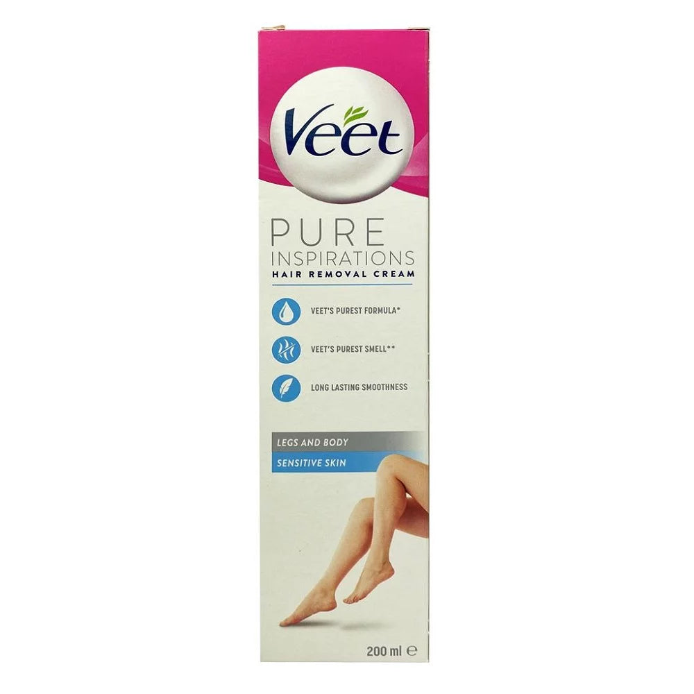 VEET PURE INSPIRATIONS HAIR REMOVAL CREAM SENSITIVE SKIN 200ML