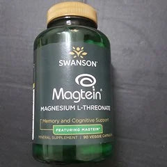 SWANSON MAGTEIN MAGNESIUM L-THREONATE, 90 VEGGIE CAPSULES