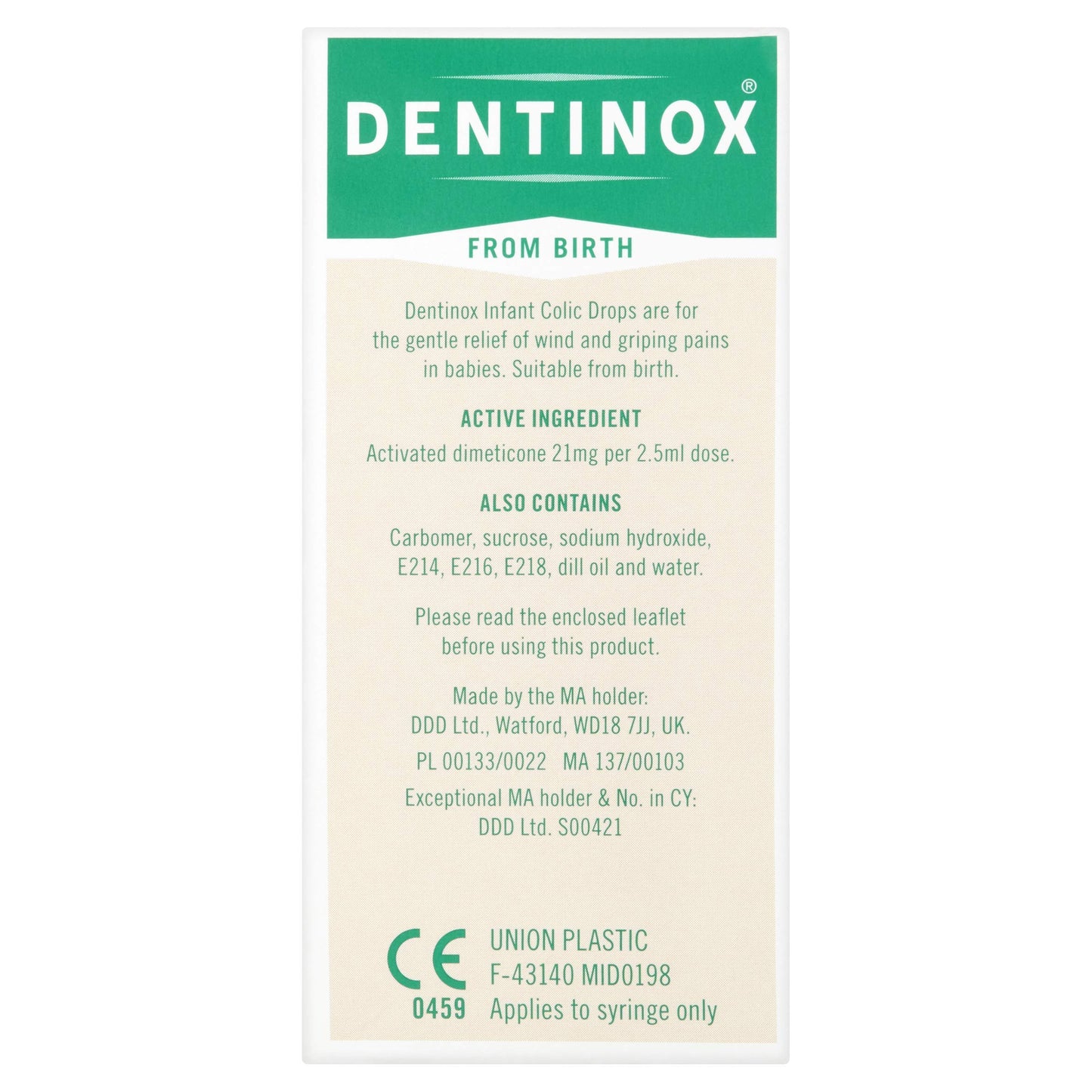 DENTINOX INFANT COLIC DROPS