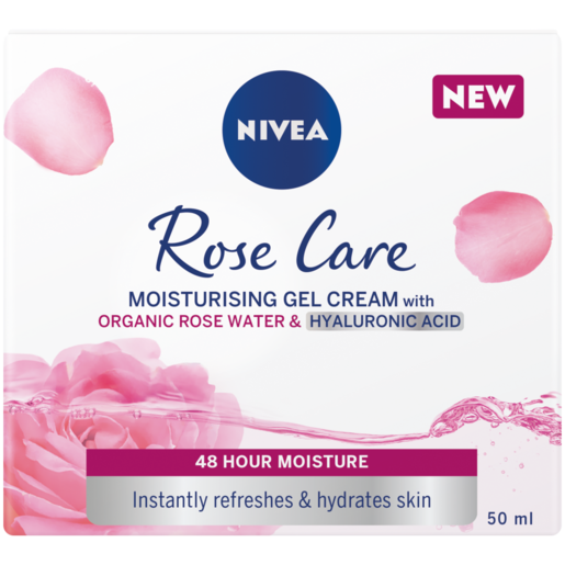 NIVEA ROSE CARE MOISTURISING GEL CREAM