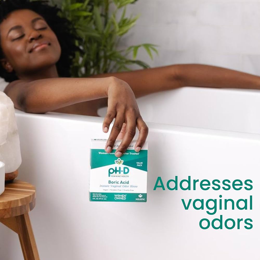 WOMEN OWNED BORIC ACID INSTANT VAGINAL ODOR RINSE