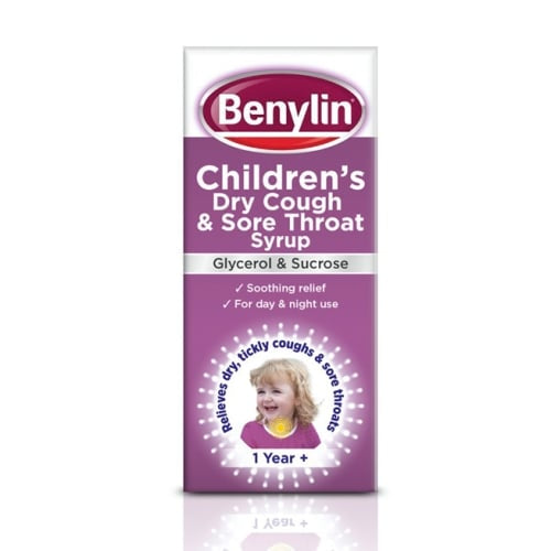 BENYLIN CHILDREN’S DRY COUGH & SORE THROAT SYRUP