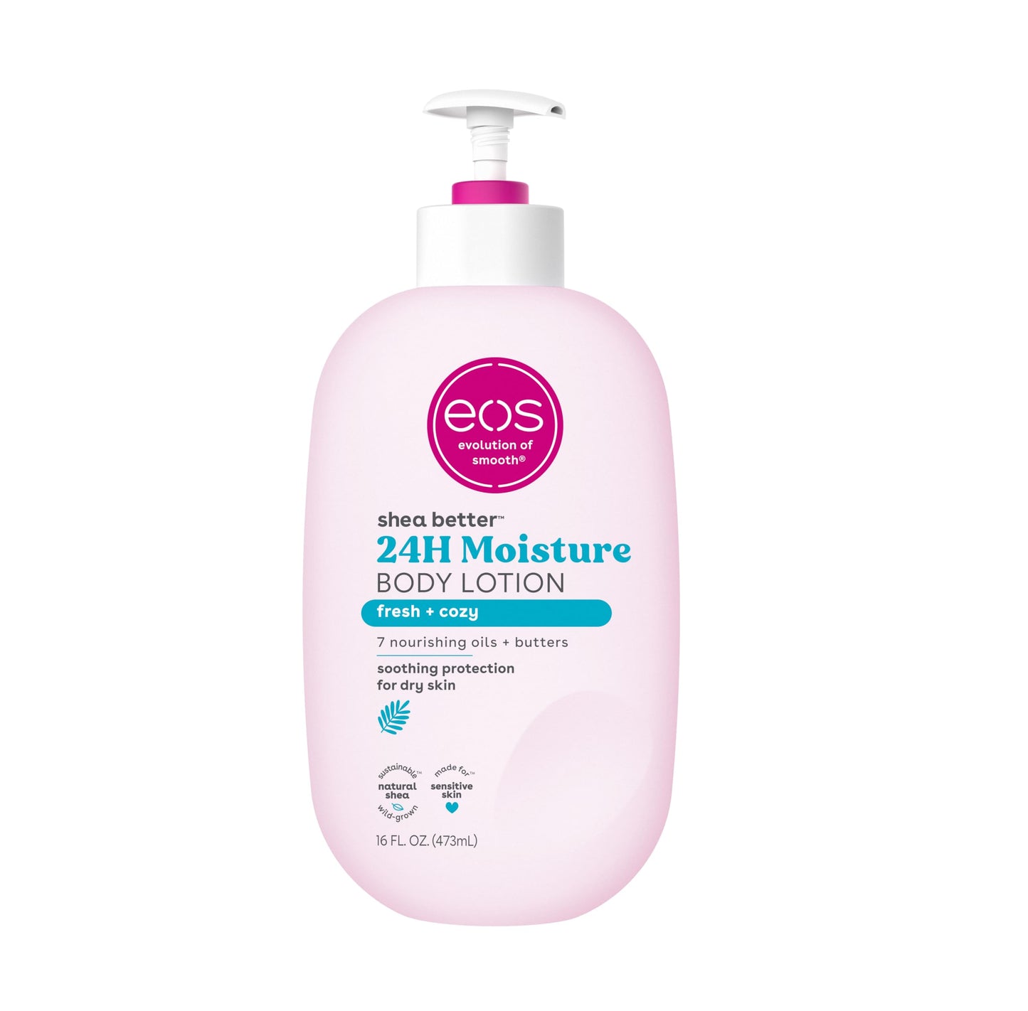 EOS SHEA BUTTER 24H MOISTURE BODY LOTION FRESH & COZY