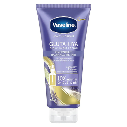 VASELINE GLUTA-HYA SERUM BURST LOTION OVERNIGHT RADIANCE REPAIR 300ML