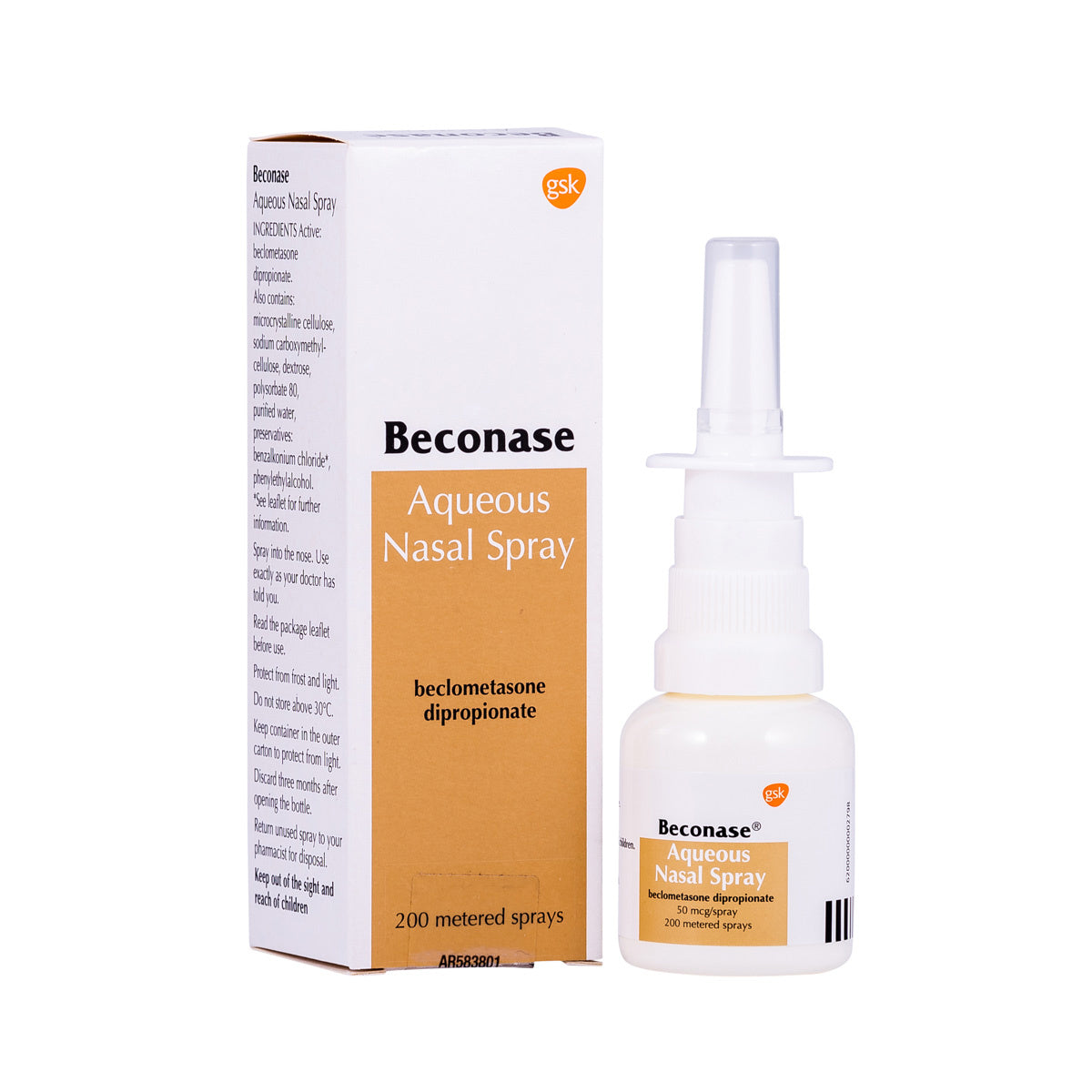 BECONASE AQUEOUS NASAL SPRAY (GSK)