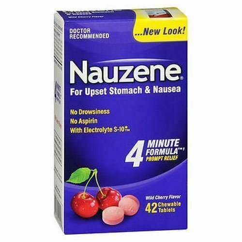 NAUZENE, 42 CHEWABLE TABLETS