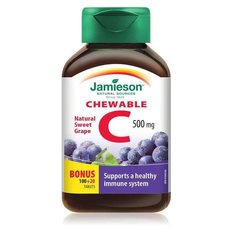 JAMIESON CHEWABLE C 500MG