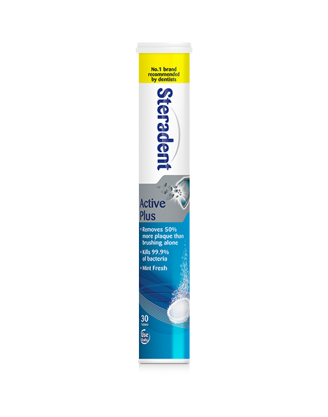 STERADENT ACTIVE PLUS, 30 TABLETS