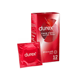 DUREX THIN FEEL ULTRA THIN, 12 CONDOMS