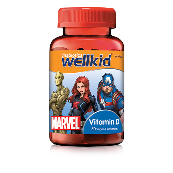 WELLKID MARVEL VITAMIN D, 50 VEGAN GUMMIES