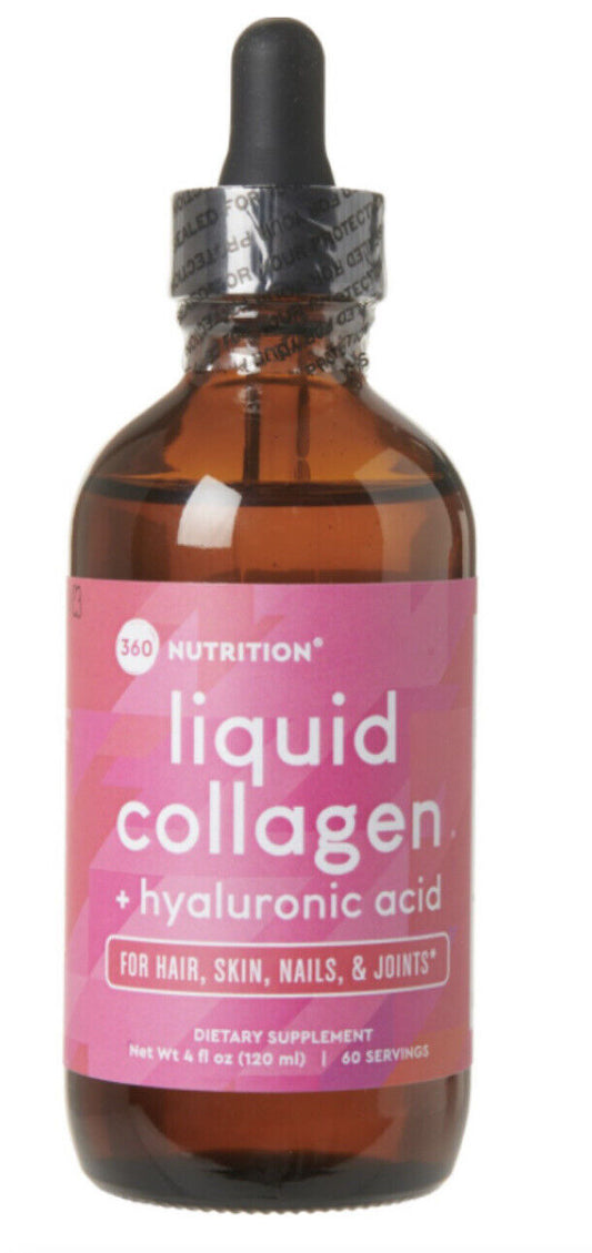 360 NUTRITION LIQUID COLLAGEN + HYALURONIC ACID