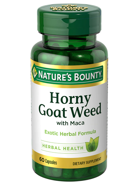 NATURE’S BOUNTY HORNY GOAT WEED WITH MACA