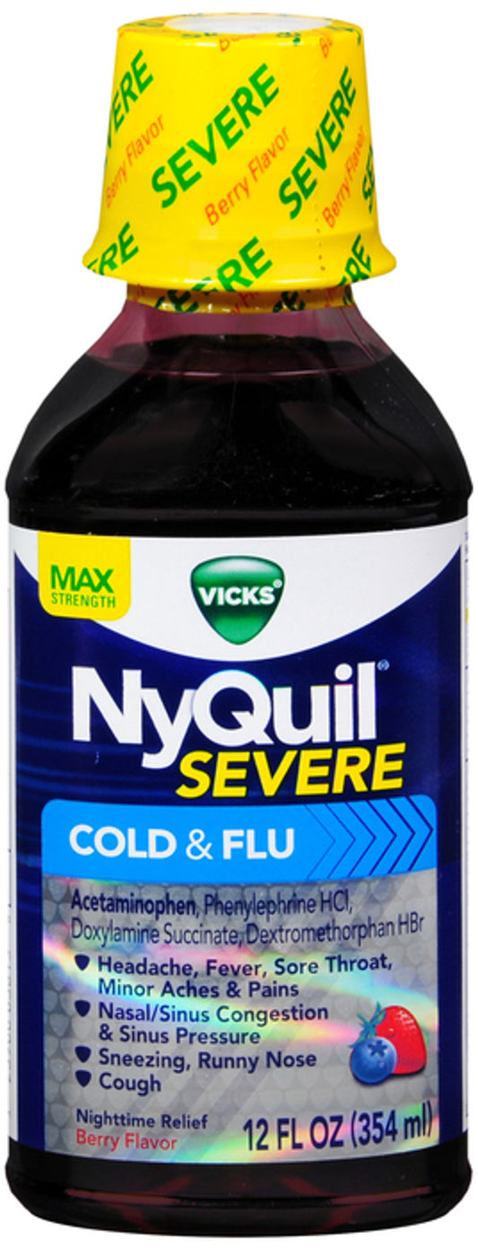 VICKS NYQUIL SEVERE COLD & FLU 354ML