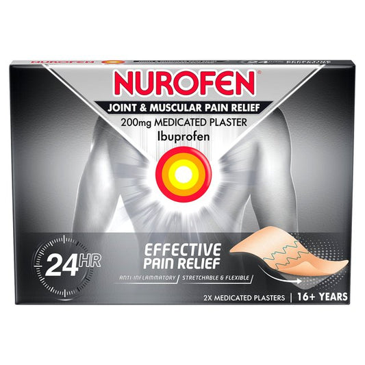 NUROFEN JOINT & MUSCULAR PAIN RELIEF 200MG MEDICATED PLASTER