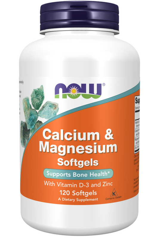 NOW CALCIUM & MAGNESIUM, 120 SOFTGELS