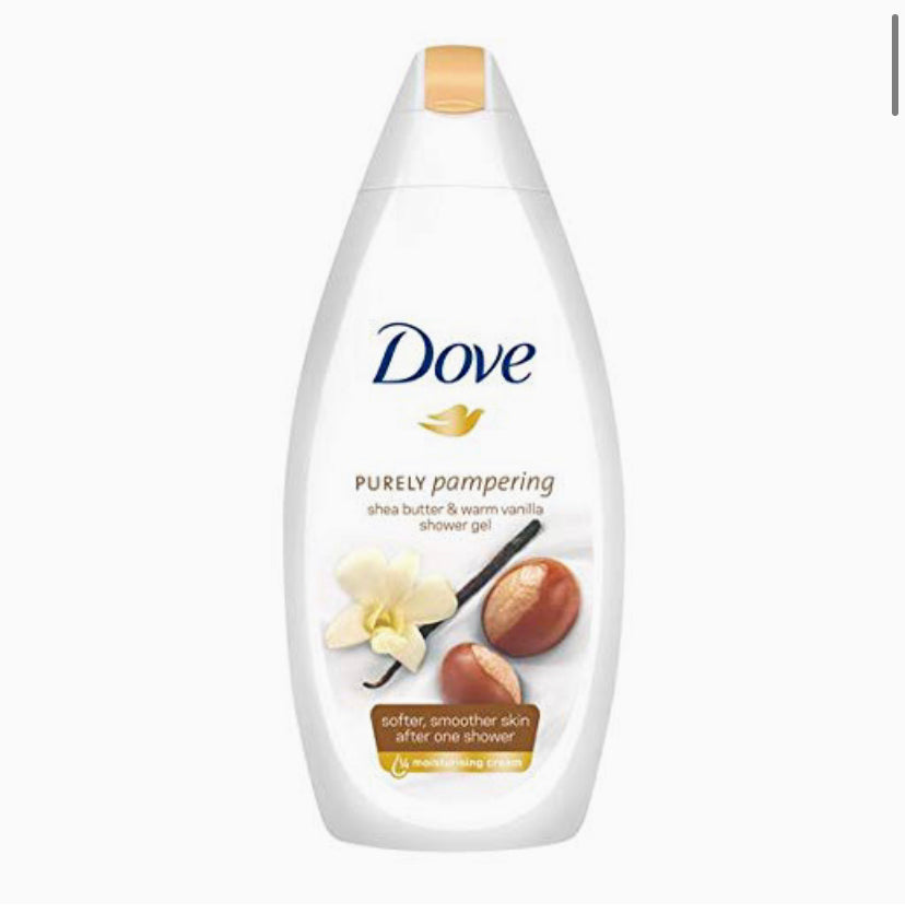DOVE PURELY PAMPERING SHEA BUTTER & WARM VANILLA BODY WASH 500ML