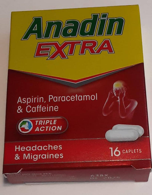 ANADIN EXTRA, 16 CAPLETS