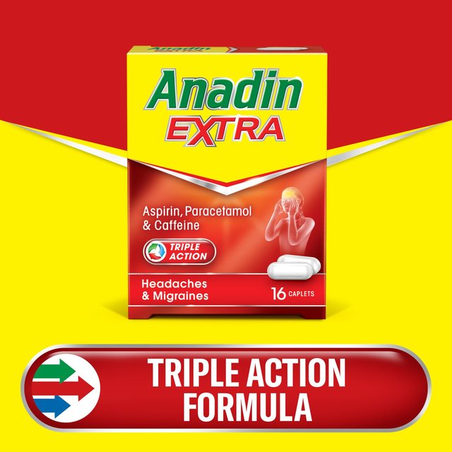 ANADIN EXTRA, 16 CAPLETS