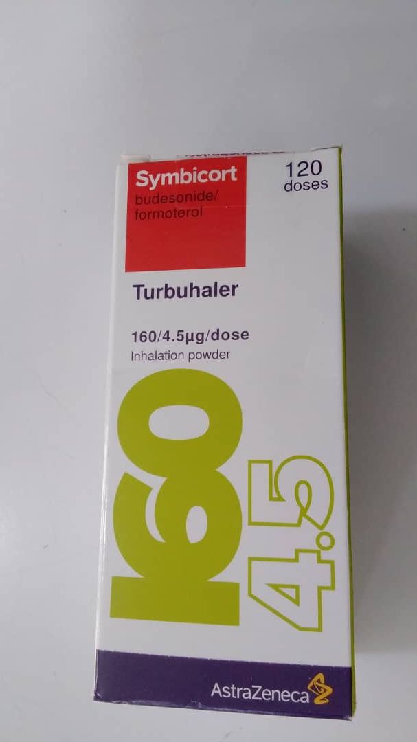 SYMBICORT TURBUHALER INHALATION POWDER 4.5+160MCG